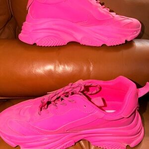 Steve Madden Hot Pink Women's Sneakers